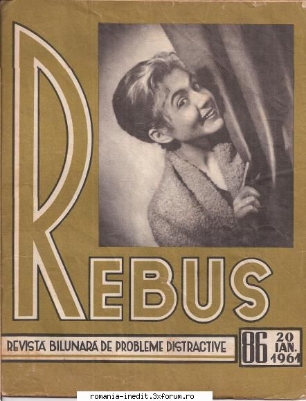 [b] revista rebus rebus 86-1961 (jpg, zip), 300 dpi:arhiva include jpg pentru pagina dubla din