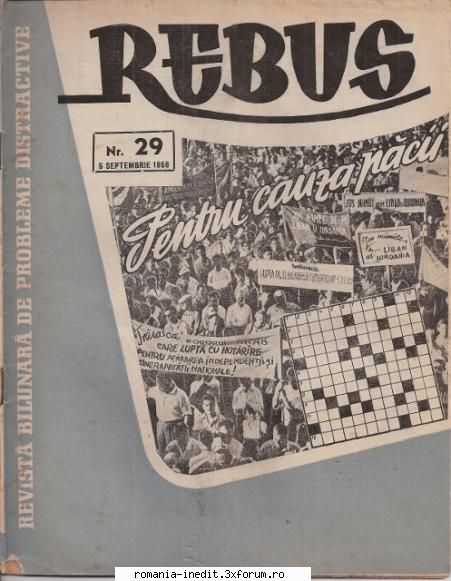 [b] revista rebus rebus 29-1958 (jpg, zip), 300 dpi:arhiva include jpg pentru pagina dubla din