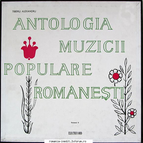 discuri vinil muzica populara raritati antologia muzicii populare vol. 2  epe 01223, 01224,