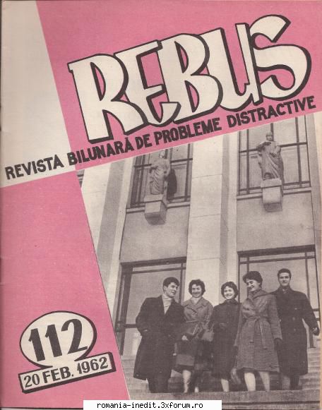 [b] revista rebus rebus 112-1962 (jpg, zip), 300 dpi:arhiva include jpg pentru pagina dubla din