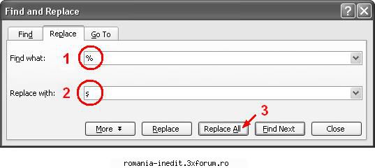 inlocuire semn litera