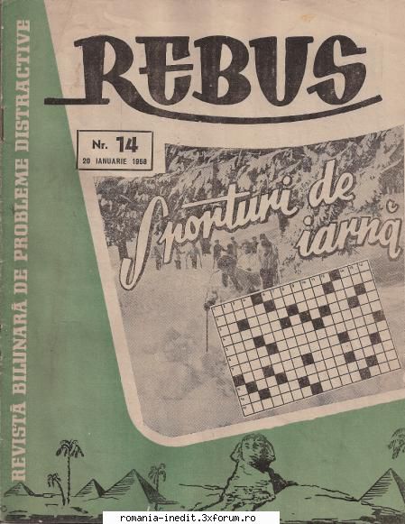 [b] revista rebus rebus 14-1958 (jpg, zip), 300 fost postat fisier pdf; fisierele jpg aici pot