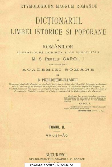 [t] limba dictionare [1890] magnum romaniae vol.2 (bogdan petriceicu ...