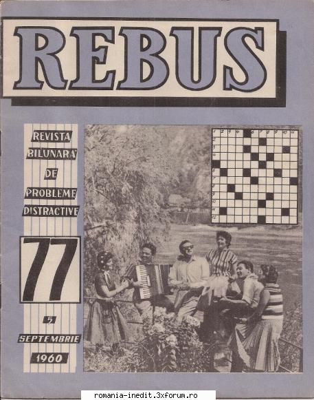 [b] revista rebus rebus 77-1960 (jpg, zip), 300 dpi:arhiva include jpg pentru pagina dubla din