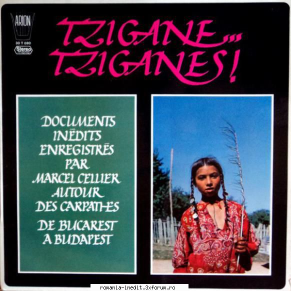discuri vinil muzica populara raritati tzigane... tziganes (arion, 080, france, 1976) documents