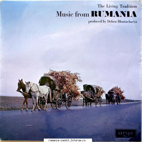 discuri vinil muzica populara raritati music from romania the living tradition (argo record zrg 531,