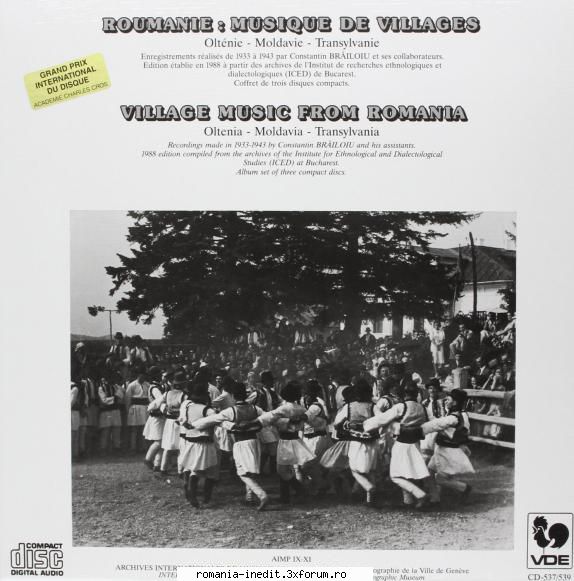 discuri vinil muzica populara raritati village music from romania: oltenia moldavia recordings made