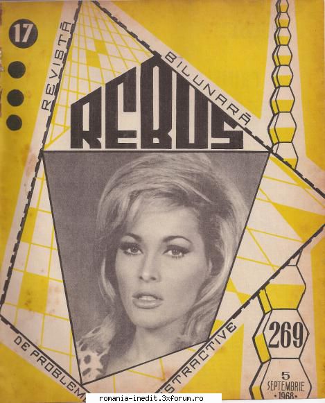 [b] revista rebus rebus 269-1968 (jpg, zip), 300 dpi arhiva include jpg pentru pagina dubla din