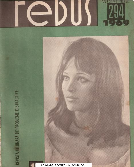 [b] revista rebus rebus 294-1969 (jpg, zip), 300 dpi arhiva include jpg pentru pagina dubla din