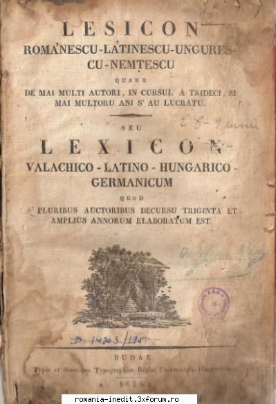 [t] limba dictionare [1825] lexiconul ... lexiconul buda[1] titlul complet lesicon care mai