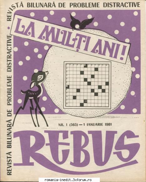 [b] revista rebus rebus 565-1981 (jpg, zip), 300 dpi arhiva include jpg pentru pagina dubla din