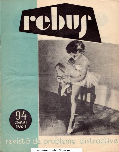 [b] revista rebus rebus 94-1961 (jpg, zip), 300 dpi arhiva include jpg pentru pagina dubla din