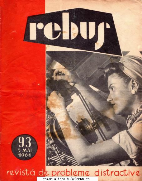 [b] revista rebus rebus 93-1961 (jpg, zip), 300 dpi arhiva include jpg pentru pagina dubla din
