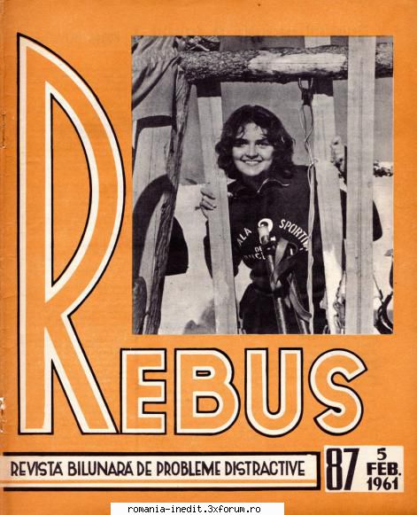 [b] revista rebus rebus 87-1961 (jpg, zip), 300 dpi arhiva include jpg pentru pagina dubla din