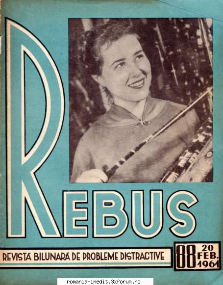 [b] revista rebus rebus 88-1961 (jpg, zip), 300 dpi arhiva include jpg pentru pagina dubla din