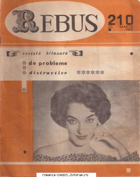 [b] revista rebus rebus 210-1966 (jpg, zip), 300 dpi arhiva include jpg pentru pagina dubla din