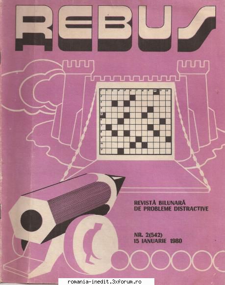 [b] revista rebus rebus 542-1980 (jpg, zip), 300 dpi arhiva include jpg pentru pagina dubla din