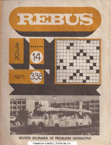 [b] revista rebus rebus 338-1971 (jpg, zip), 300 dpi arhiva include jpg pentru pagina dubla din