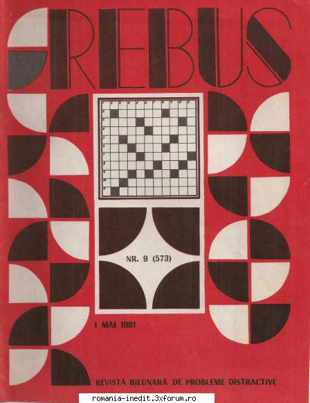 [b] revista rebus rebus 573-1981 (jpg, zip), 300 dpi arhiva include jpg pentru pagina dubla din