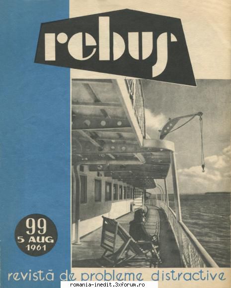 [b] revista rebus rebus 99-1961 (jpg, zip), 300 dpi arhiva include jpg pentru pagina dubla din