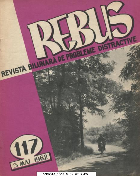 [b] revista rebus rebus 117-1962 (jpg, zip), 300 dpi arhiva include jpg pentru pagina dubla din