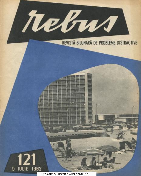 [b] revista rebus rebus 121-1962 (jpg, zip), 300 dpi arhiva include jpg pentru pagina dubla din