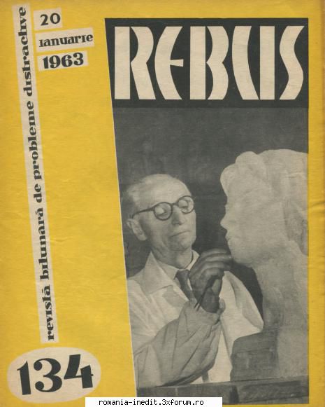 [b] revista rebus rebus 134-1963 (jpg, zip), 300 dpi arhiva include jpg pentru pagina dubla din