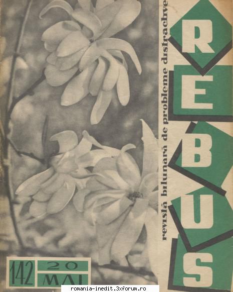 [b] revista rebus rebus 142-1963 (jpg, zip), 300 dpi arhiva include jpg pentru pagina dubla din