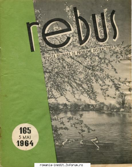 [b] revista rebus rebus 165-1964 (jpg, zip), 300 dpi arhiva include jpg pentru pagina dubla din