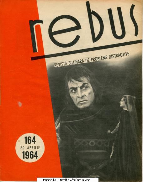 [b] revista rebus rebus 164-1964 (jpg, zip), 300 dpi arhiva include jpg pentru pagina dubla din