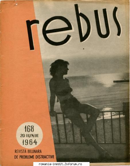[b] revista rebus rebus 168-1964 (jpg, zip), 300 dpi arhiva include jpg pentru pagina dubla din