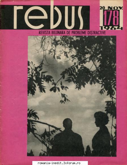 [b] revista rebus rebus 178-1964 (jpg, zip), 300 dpi arhiva include jpg pentru pagina dubla din