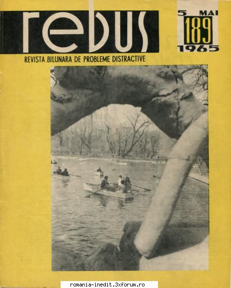 [b] revista rebus rebus 189-1965 (jpg, zip), 300 dpi arhiva include jpg pentru pagina dubla din