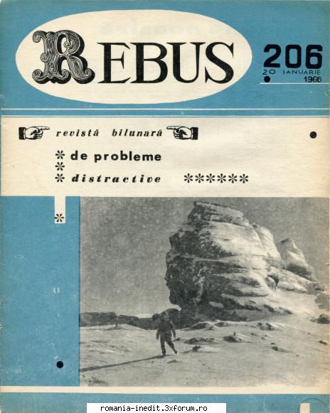 [b] revista rebus rebus 206-1966 (jpg, zip), 300 dpi arhiva include jpg pentru pagina dubla din