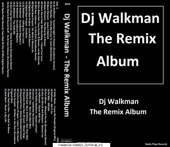 walkman the remix album radio plaja records walkman the remix radio plaja records :artist: vayear: