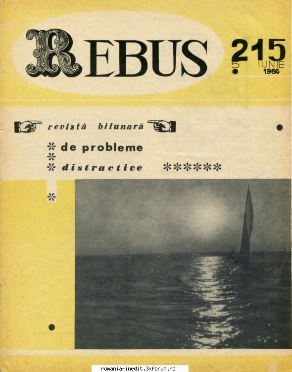 [b] revista rebus rebus 215-1966 (jpg, zip), 300 dpi arhiva include jpg pentru pagina dubla din