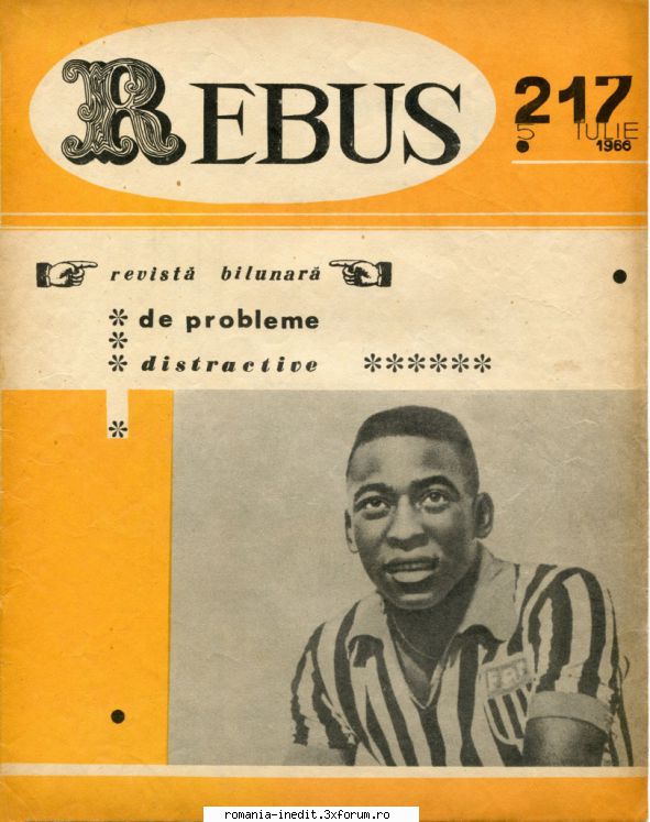 [b] revista rebus rebus 217-1966 (jpg, zip), 300 dpi arhiva include jpg pentru pagina dubla din