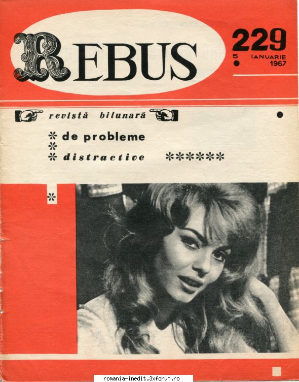 [b] revista rebus rebus 229-1967 (jpg, zip), 300 dpi arhiva include jpg pentru pagina dubla din