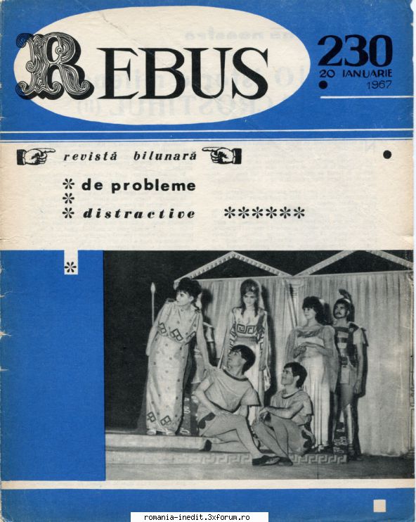 [b] revista rebus rebus 230-1967 (jpg, zip), 300 dpi arhiva include jpg pentru pagina dubla din