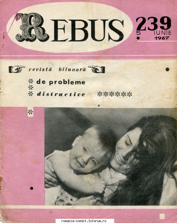 [b] revista rebus rebus 239-1967 (jpg, zip), 300 dpi arhiva include jpg pentru pagina dubla din