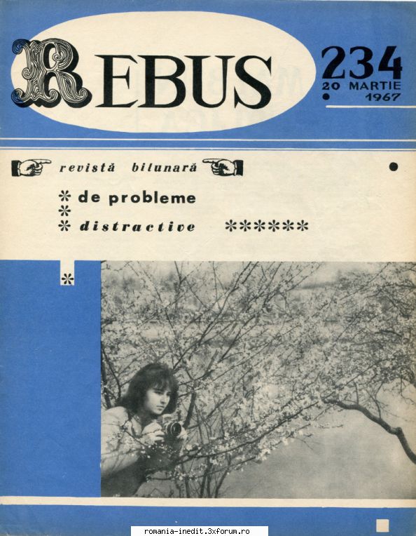 [b] revista rebus rebus 234-1967 (jpg, zip), 300 dpi arhiva include jpg pentru pagina dubla din
