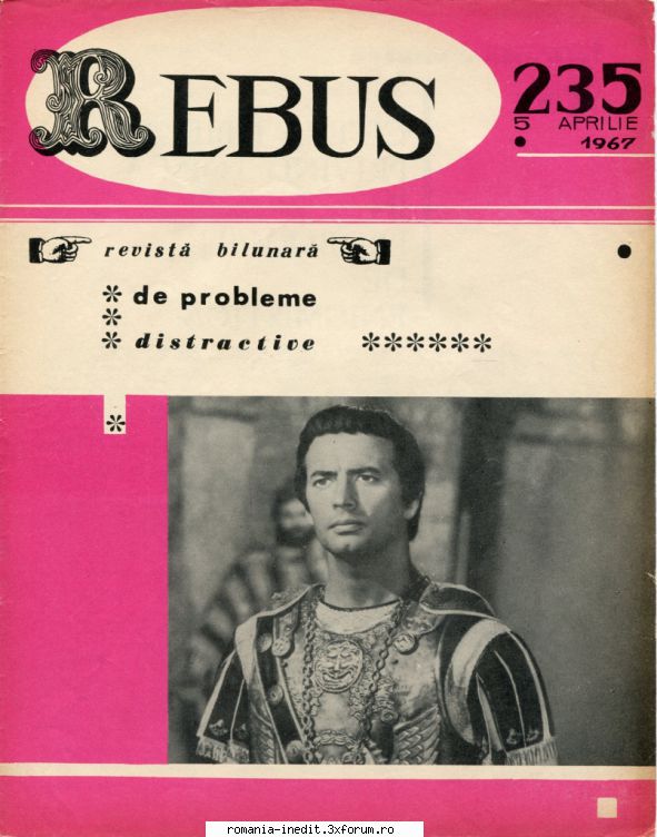 [b] revista rebus rebus 235-1967 (jpg, zip), 300 dpi arhiva include jpg pentru pagina dubla din