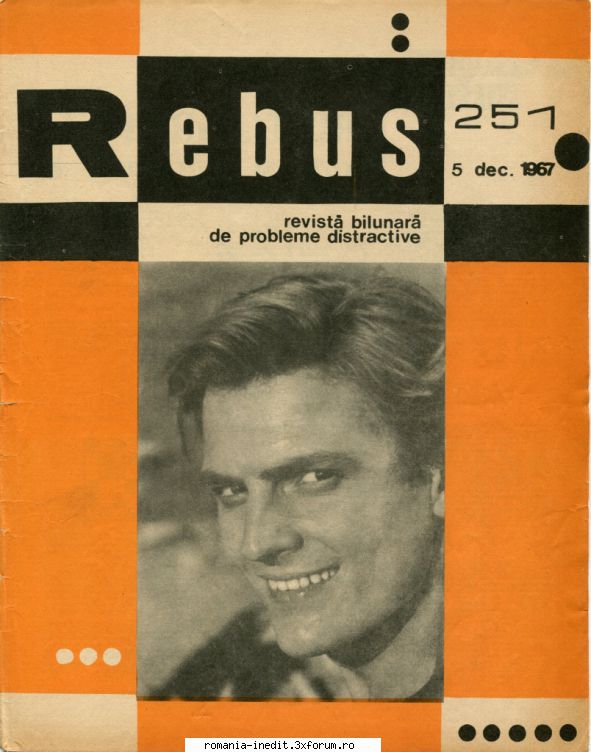 [b] revista rebus rebus 251-1967 (jpg, zip), 300 dpi arhiva include jpg pentru pagina dubla din