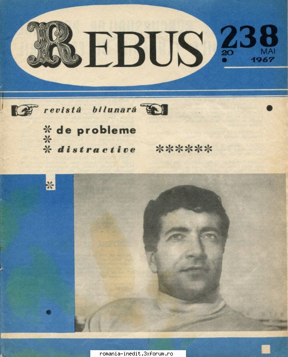 [b] revista rebus rebus 238-1967 (jpg, zip), 300 dpi arhiva include jpg pentru pagina dubla din