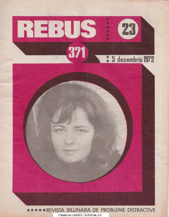 [b] revista rebus rebus 371-1972 (jpg, zip), 300 dpi arhiva include jpg pentru pagina dubla din