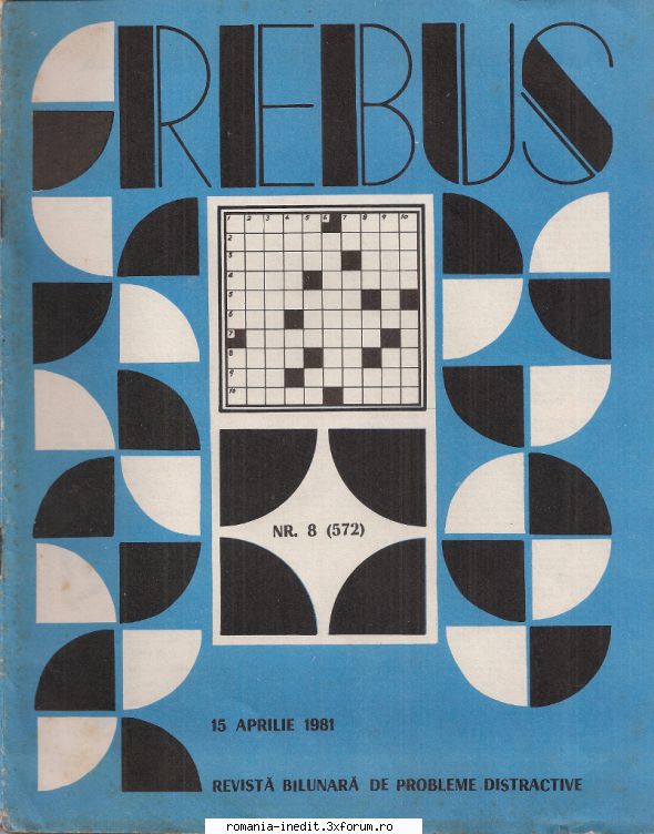 [b] revista rebus rebus 572-1981 (jpg, zip), 300 dpi arhiva include jpg pentru pagina dubla din