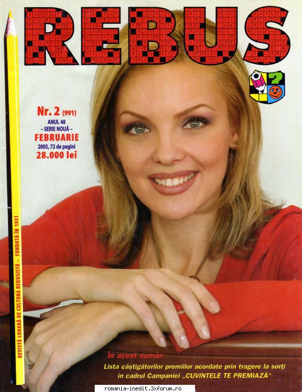 [b] revista rebus revista rebus nr. 2(991) din feb 2005 (format mare, ...si rar    