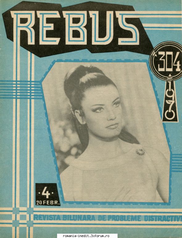 [b] revista rebus rebus 304-1970 (jpg, zip), 300 dpi arhiva include jpg pentru pagina dubla din