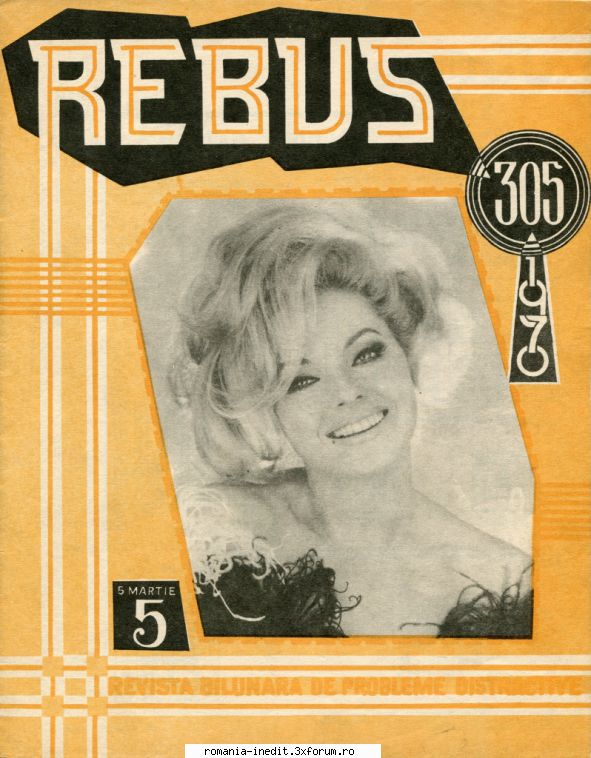 [b] revista rebus rebus 305-1970 (jpg, zip), 300 dpi arhiva include jpg pentru pagina dubla din