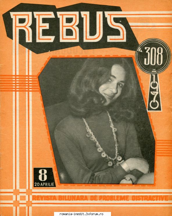 [b] revista rebus rebus 308-1970 (jpg, zip), 300 dpi arhiva include jpg pentru pagina dubla din